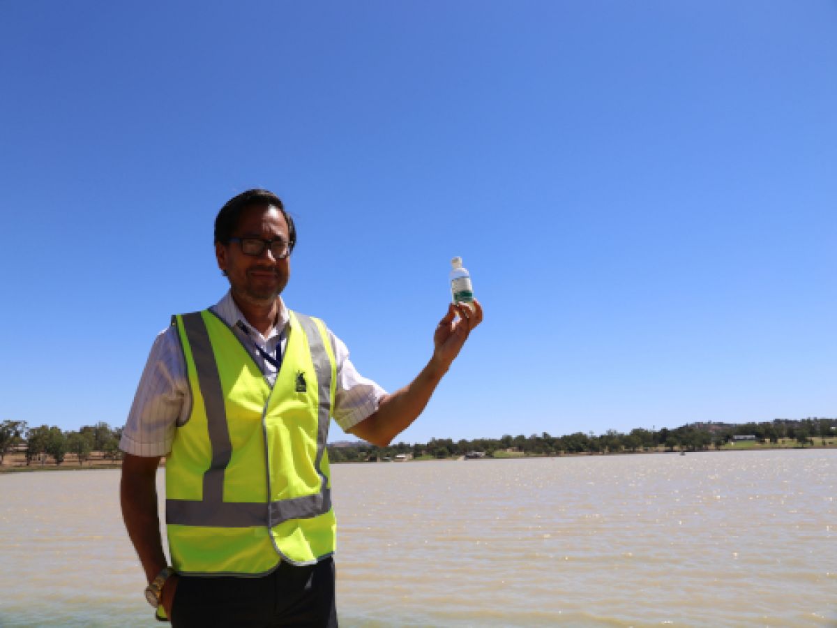 Manager Project Delivery Rupesh Shah is pleased the ultrasound units will remain in Lake Albert for another 16 months.