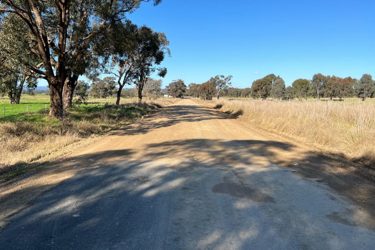 Unsealed road in rural area