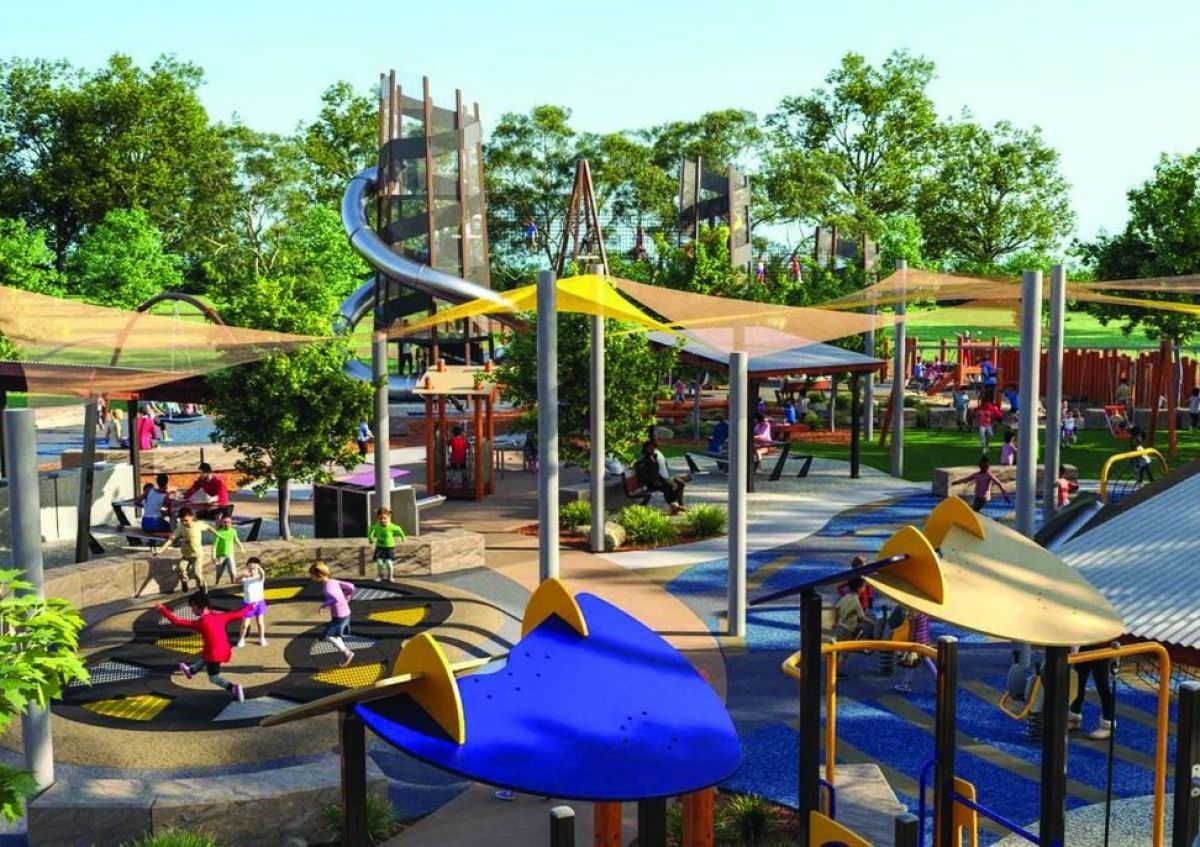 Concept design for Riverside playground