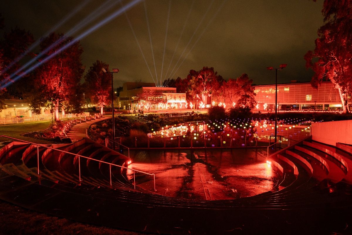 The immersive light and sound experience ‘Lightvision: A Wagga Wagga surface to sky light journey’ will transform the Wollundry Lagoon precinct for the 16 days of Festival of W.