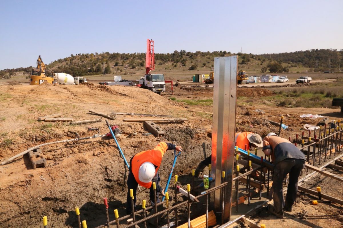 Workers in a trench