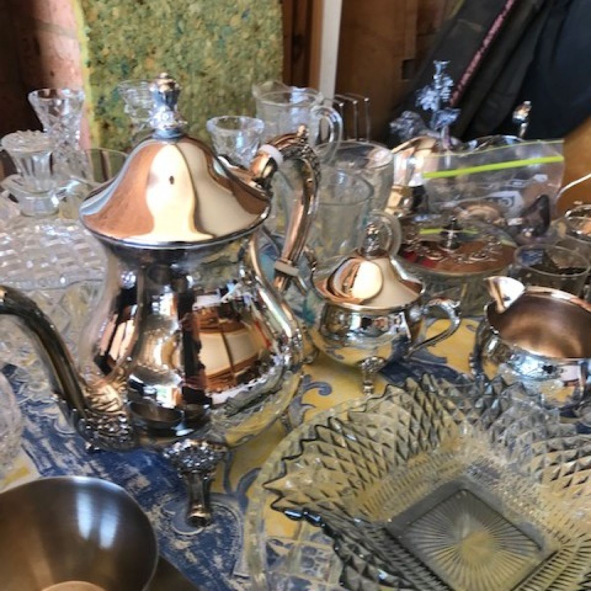 Silverware on table