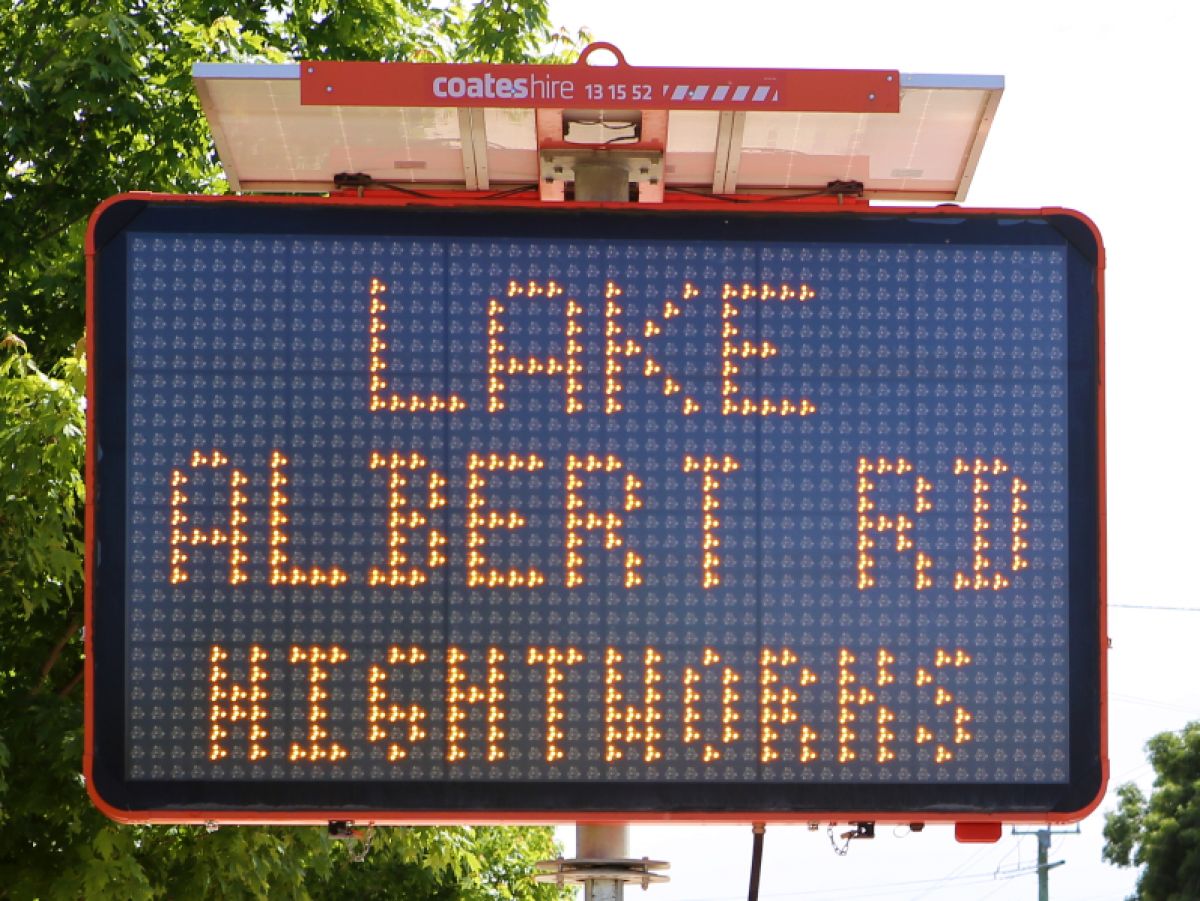 Electronic Sign Boards for roadworks
