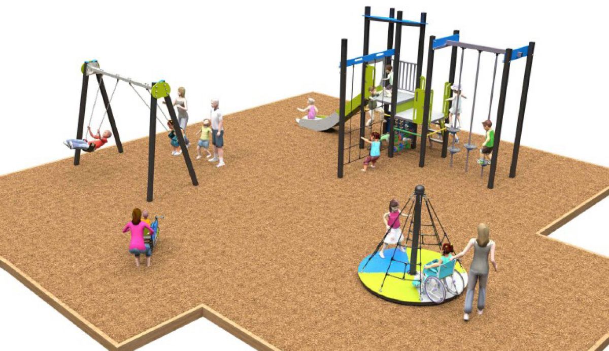 graphic design concept for playground