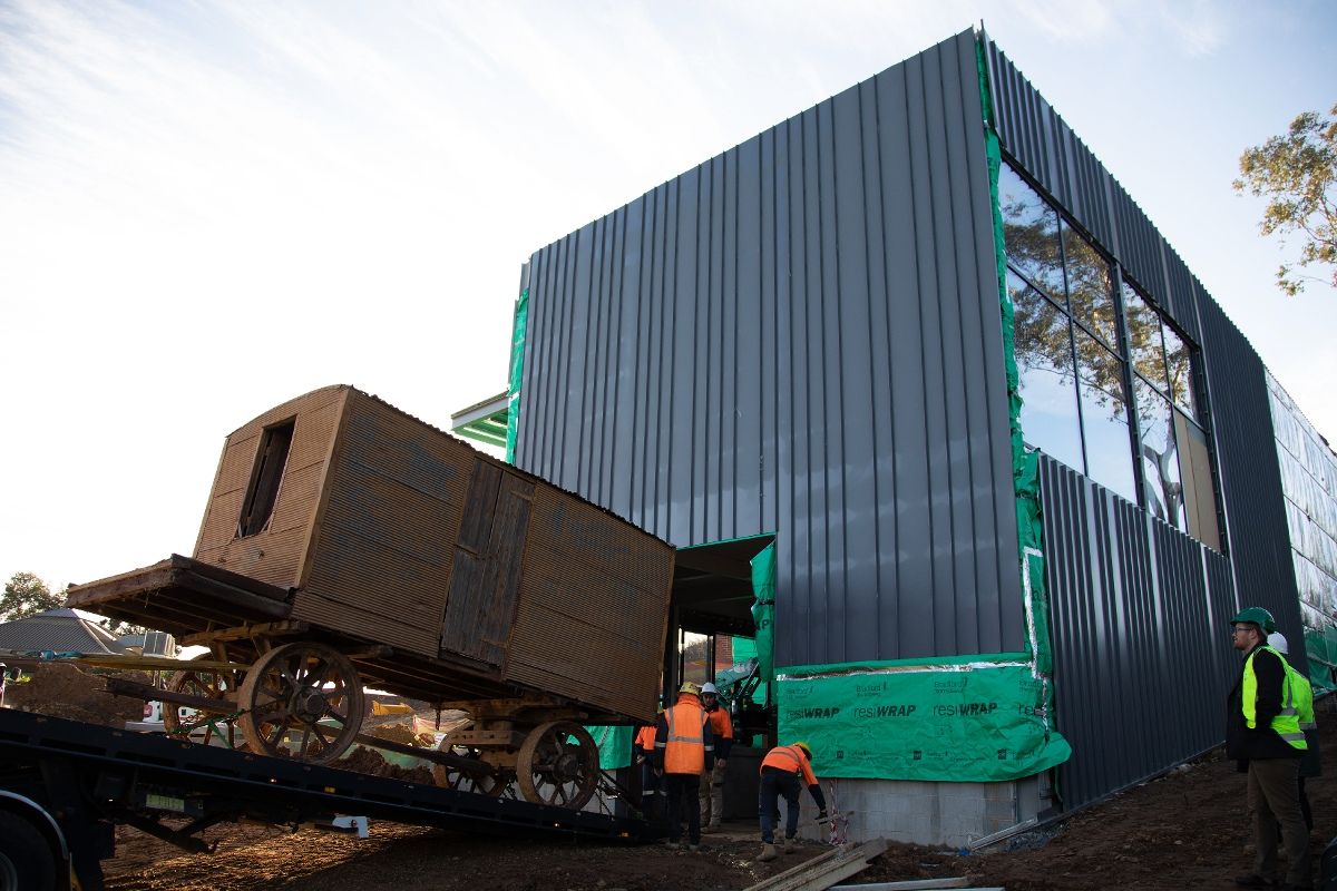 Cook's Galley unloaded from tilt tray truck