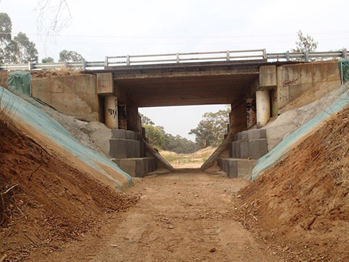 Crooked Creek after the works completed