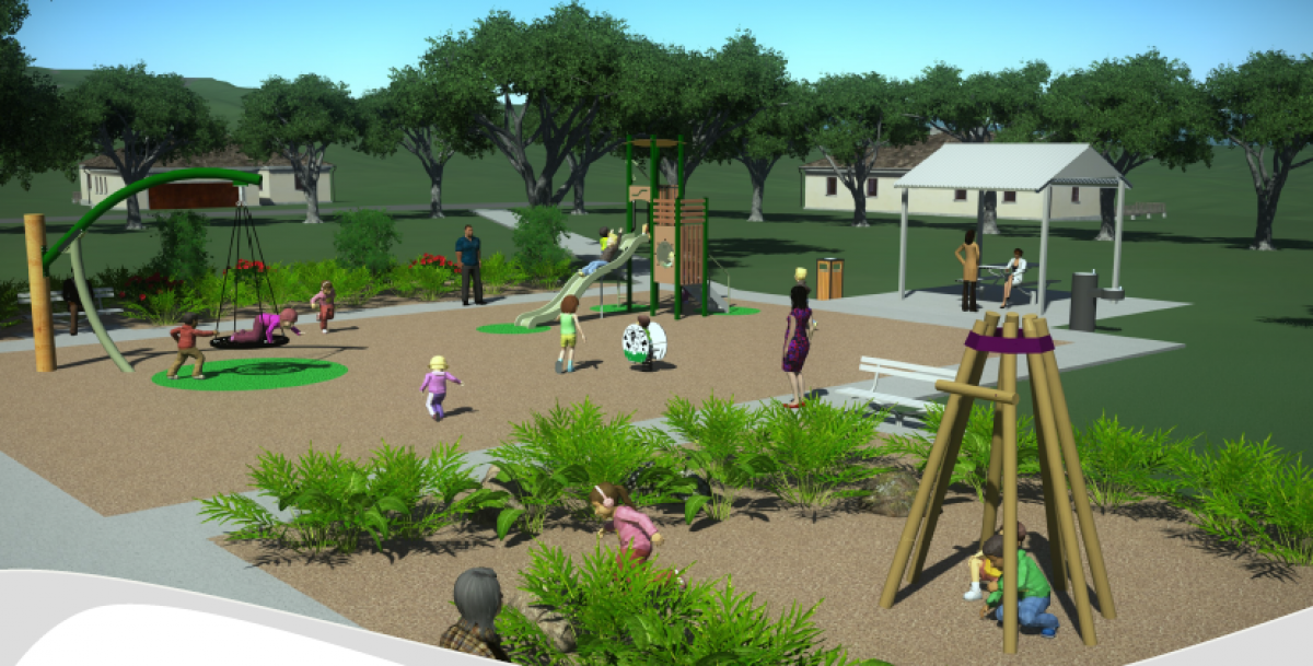 Playground Concept 3D drawing option 1