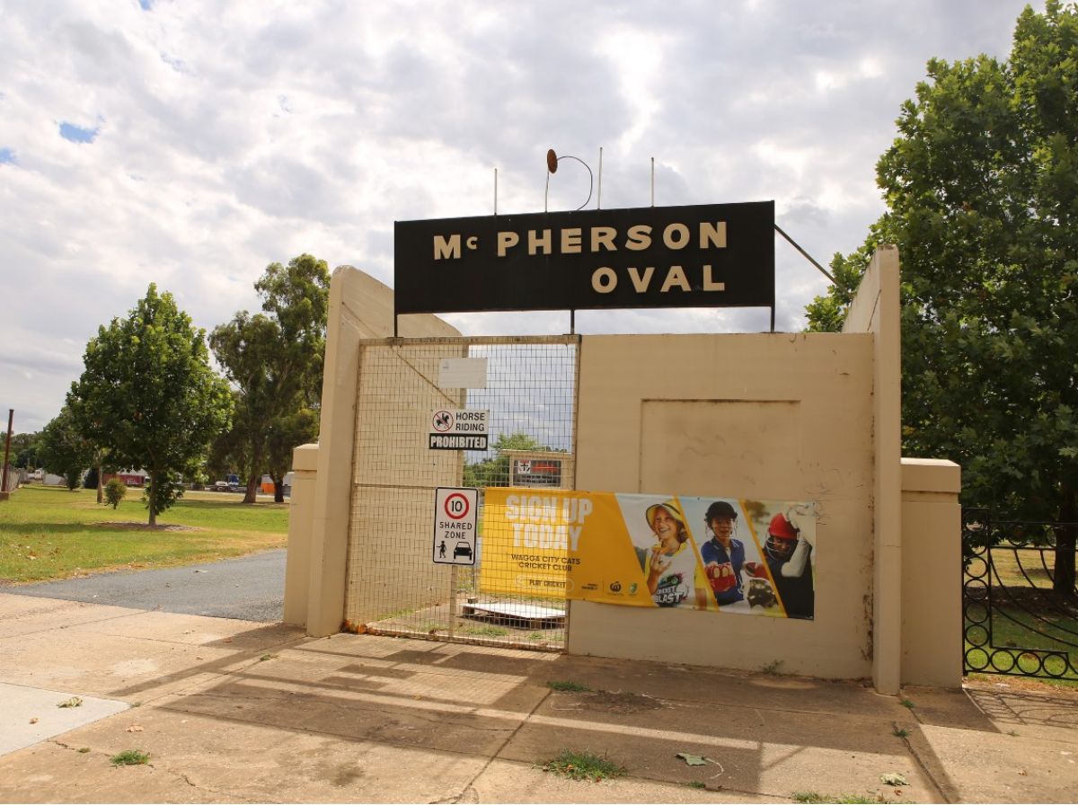 Entry gates to the sportsground