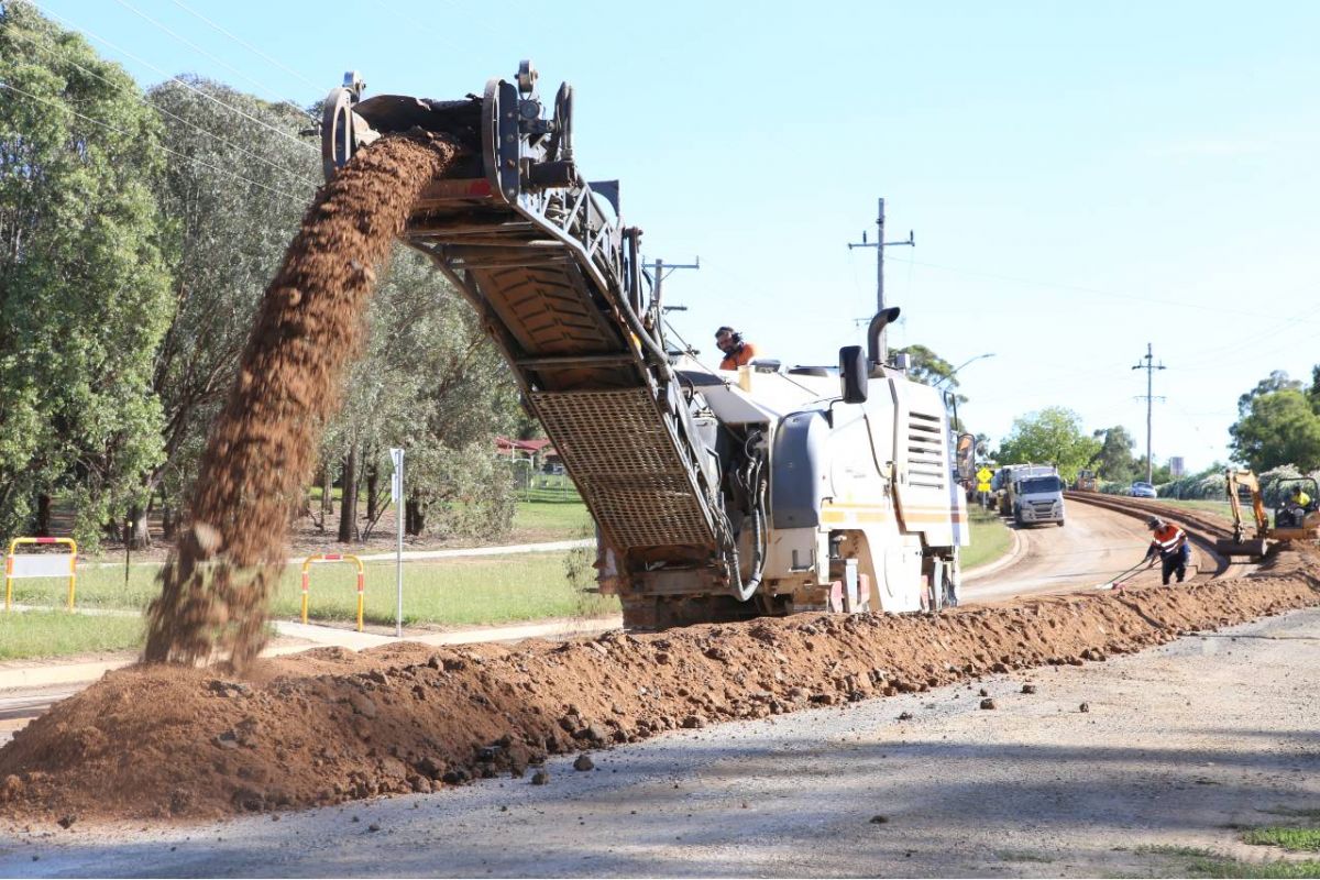 road milling machine