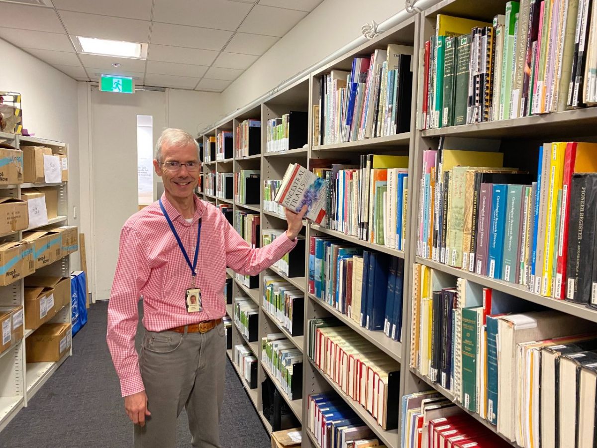 Library Assistant Simon Malloy is part of the Wagga Wagga City Library team providing large-print and audio books to aged care residents across the city.