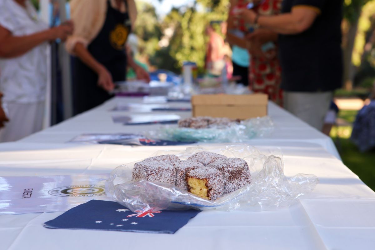 lamingtons on table