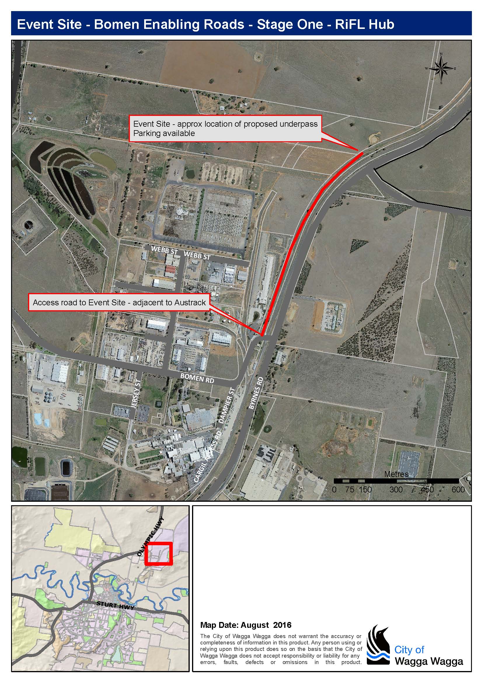 Event Site - Bomen Enabling Roads Stage One - RiFL Hub