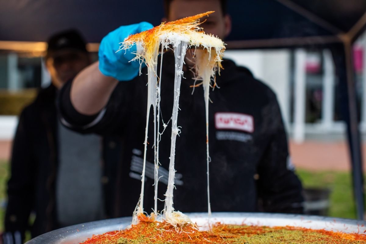 Food on offer at Festival of W