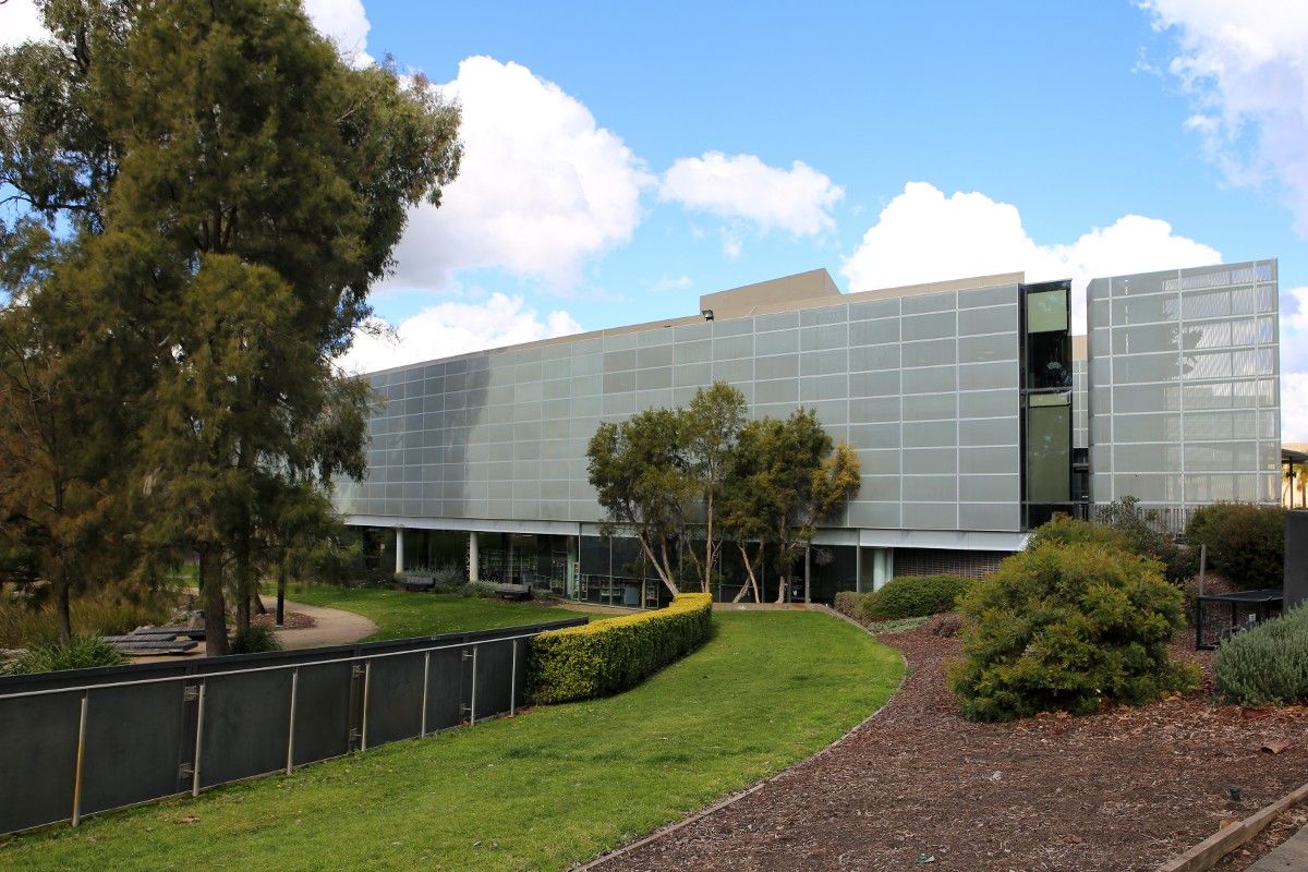 Exterior of Council Chambers building, northern face