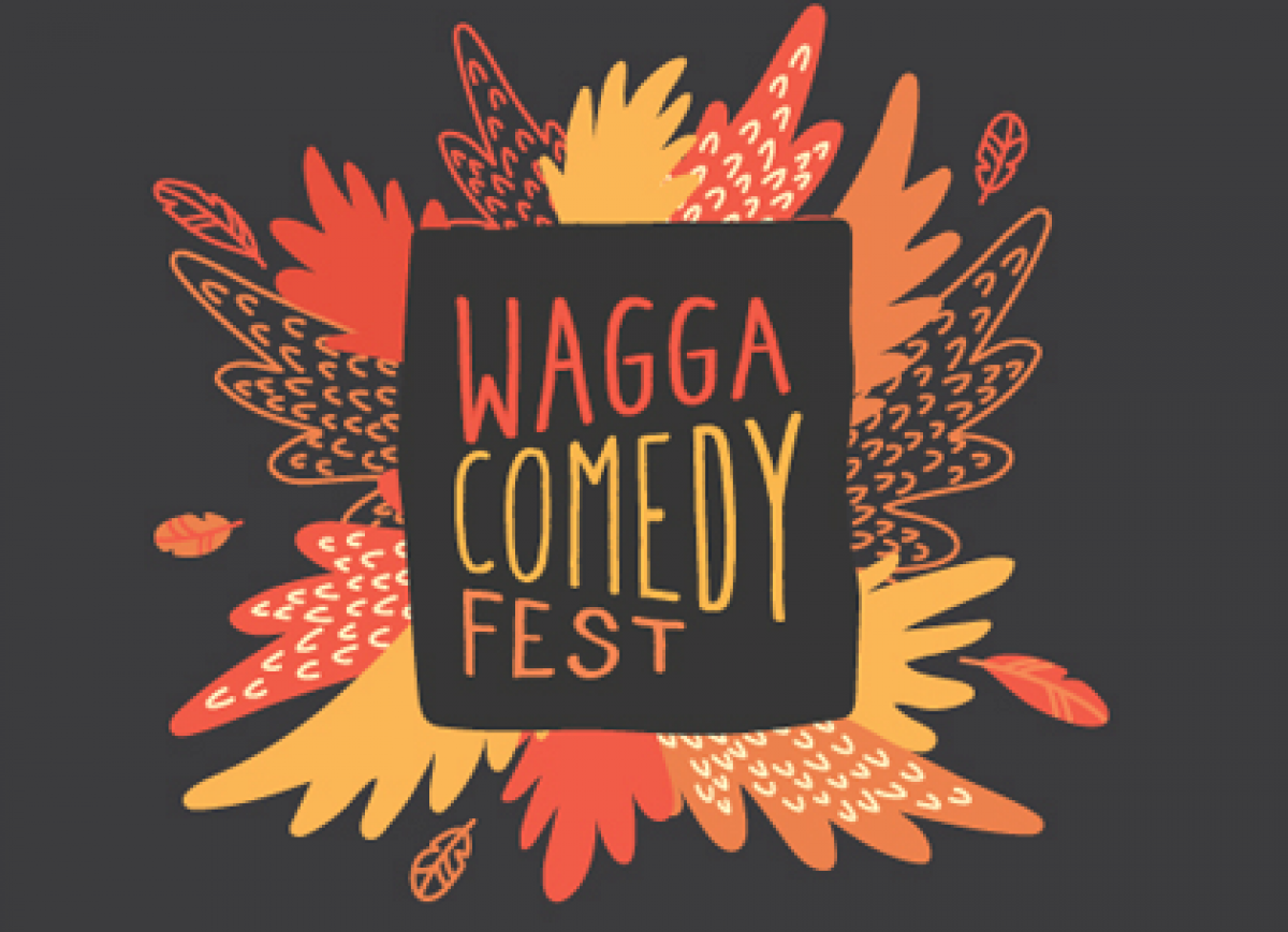 Logo for the Wagga Comedy Fest 2023