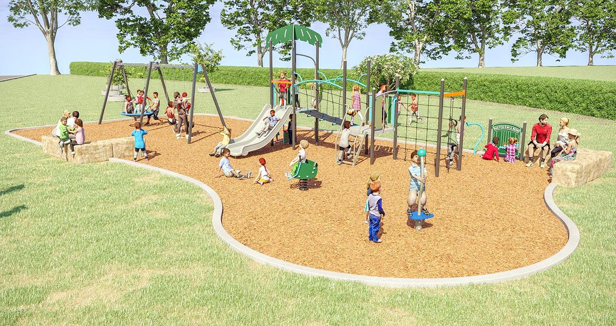 Located in Turvey Park, this popular family spot will be receiving the chosen design pictured in Option 1. 