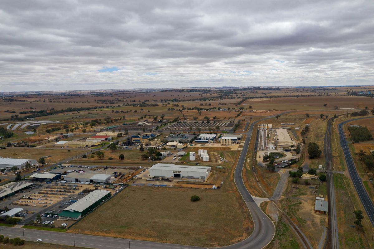 Aerial of Bomen Business Park