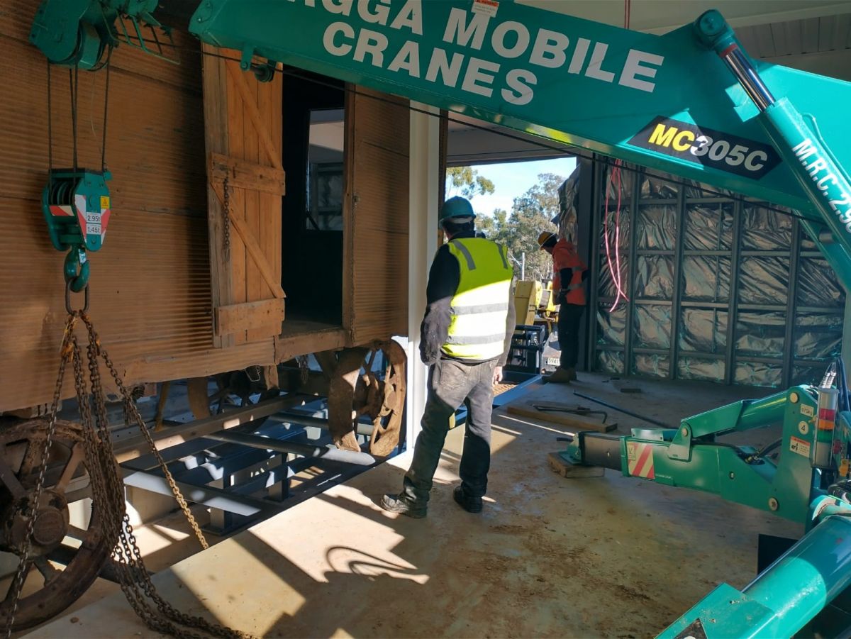 Cook's Galley being installed in new museum building